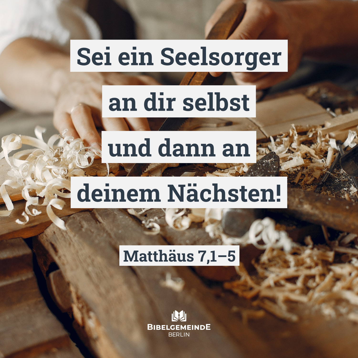 Sei ein Seelsorger an dir selbst und dann an deinem Nächsten! - Weitere Predigten episode artwork