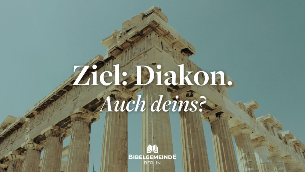 Ziel: Diakon. Auch deins? Image