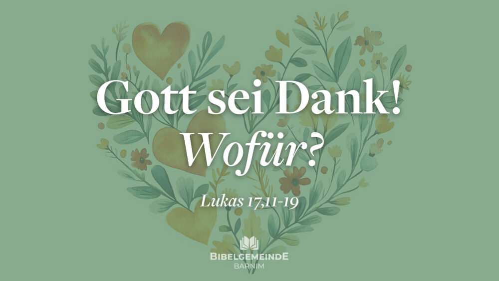 Gott sei Dank! Wofür? Image